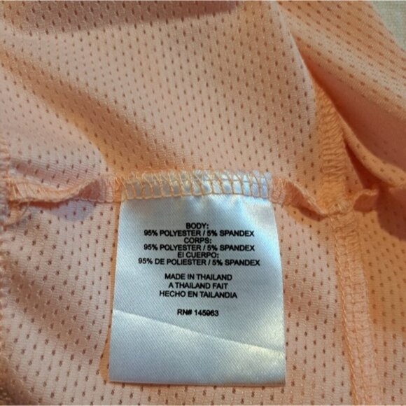 Turtles & Tees girls size XL or 14/16 skirt with modesty shorts, peach & blue - Picture 5 of 5